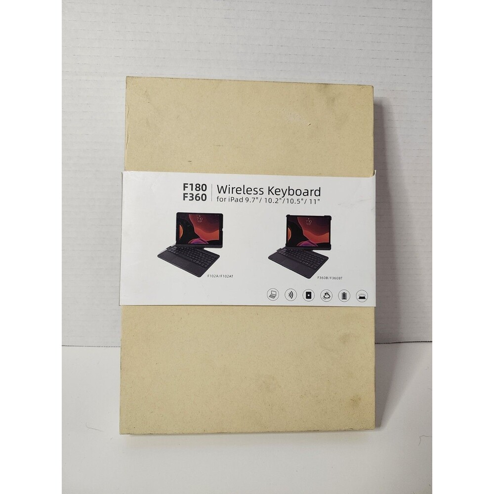 F180 F360 Wireless Keyboard For iPad 9.7”/10.2”/10.5”/11"